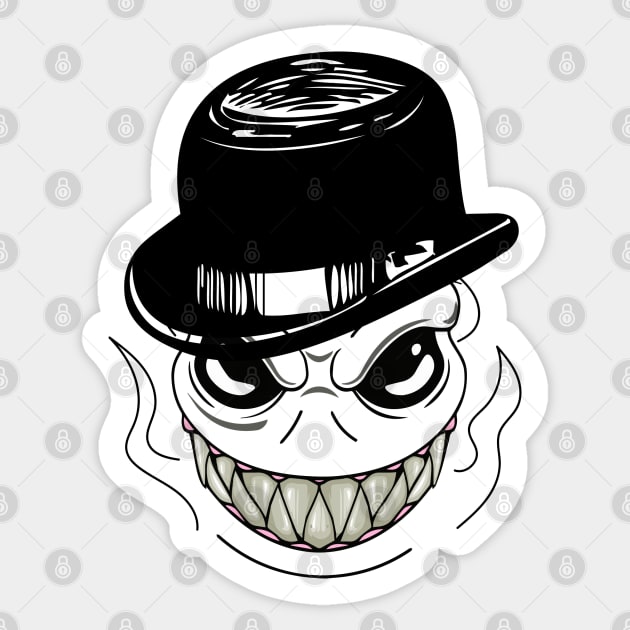 Deadly smile Sticker by Lolebomb